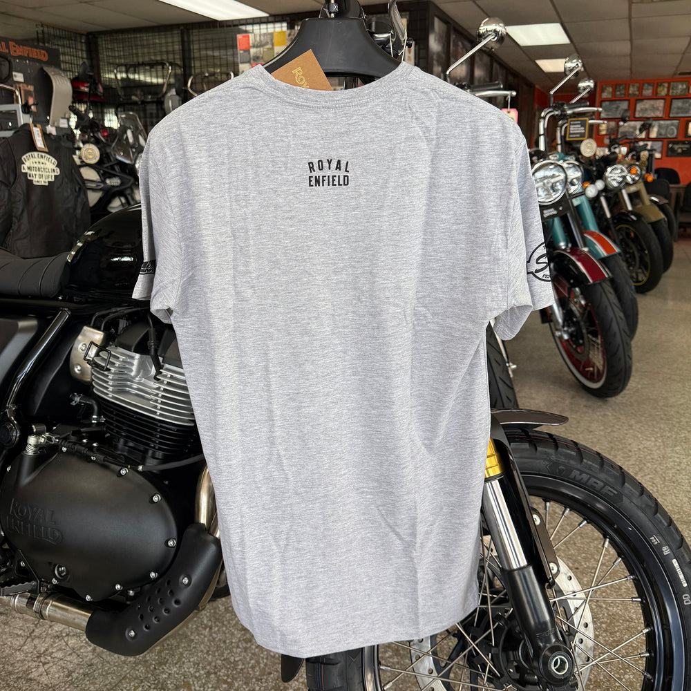 T-Shirt: Men's Moto Anatomy (heather gray)