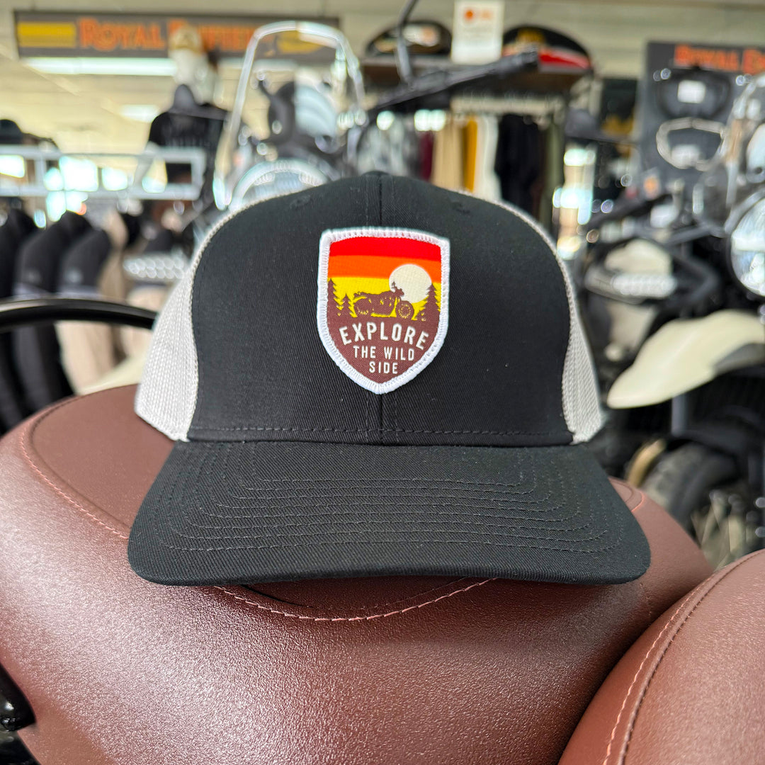 Hat: Royal Enfield The Shifter (Black & White)