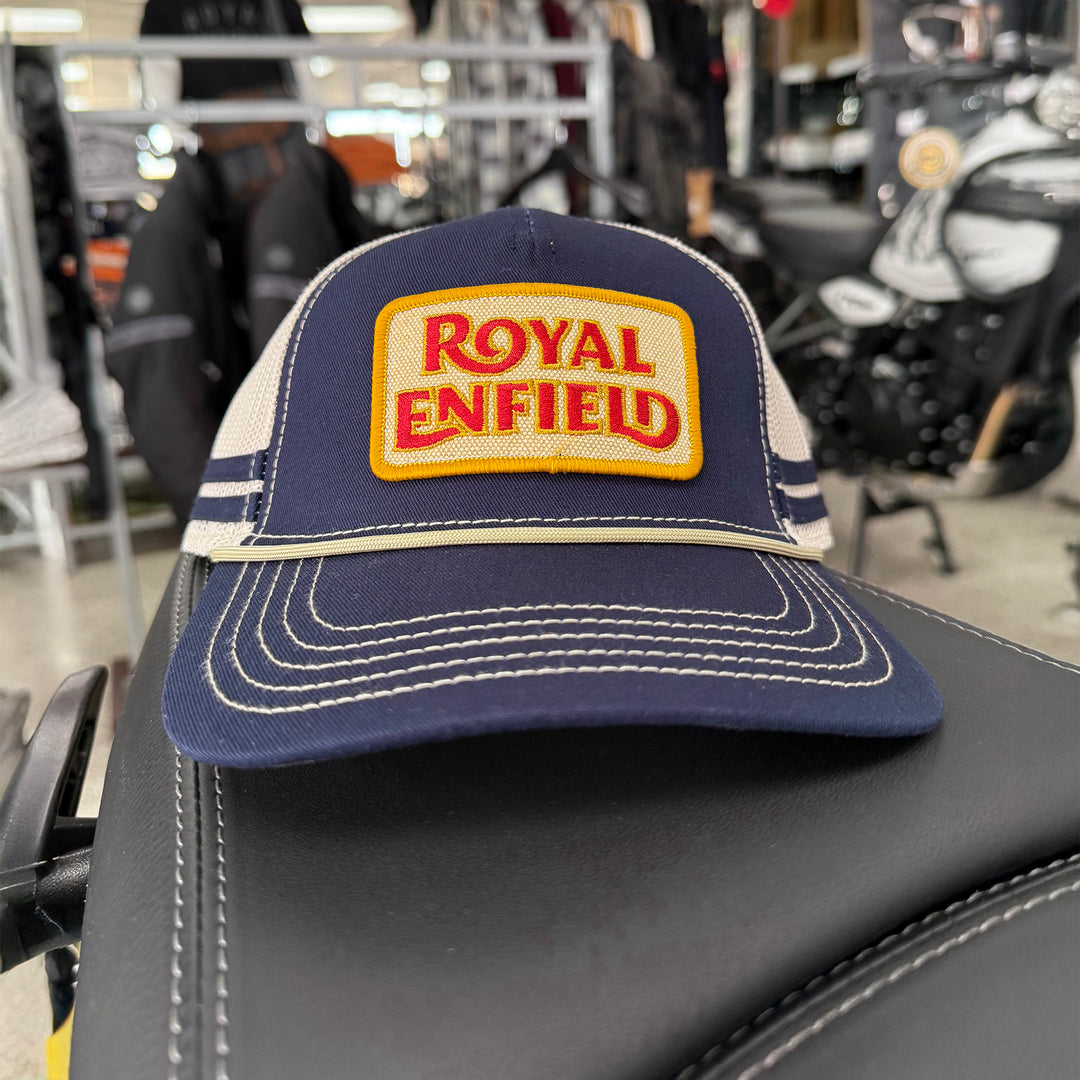 Hat: Royal Enfield The Crankshaft (Navy & Khaki)