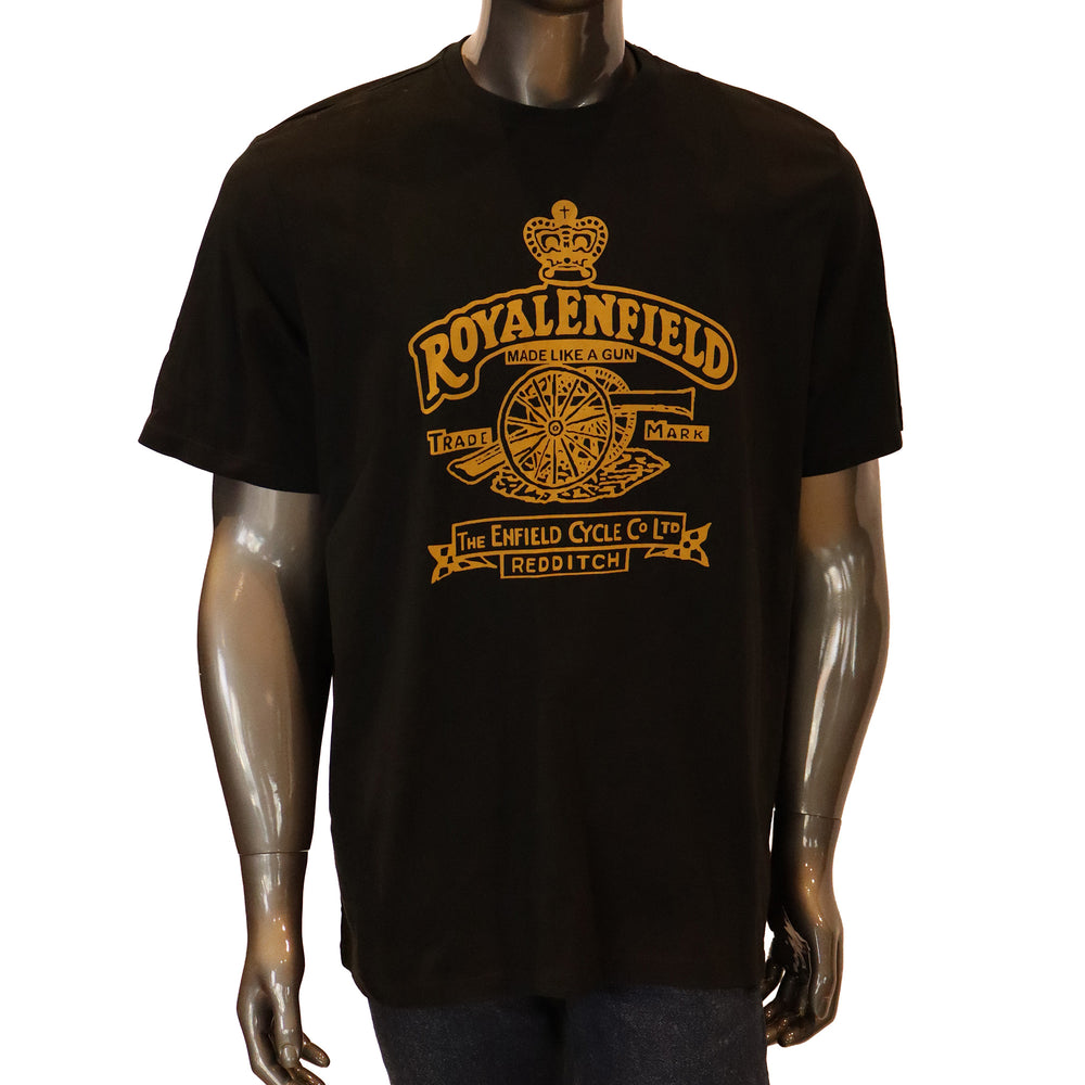 T-Shirt: Royal Enfield Cannon (black)