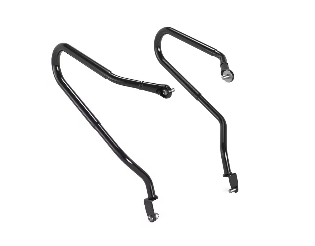 Royal Enfield Soft Pannier Rails (Black) - Genuine Motorcycle Accessory 1990524
