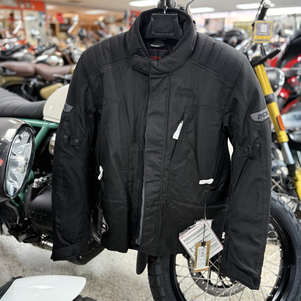 Jacket: Alpinestars Royal Enfield Gravity Drystar Riding Jacket (Black)