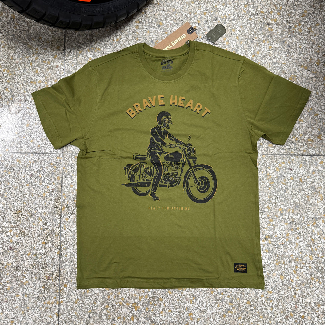 T-Shirt: Brave Heart (olive)