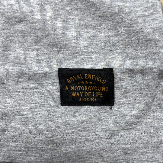 T-Shirt: Made Like a Gun (grey melange)