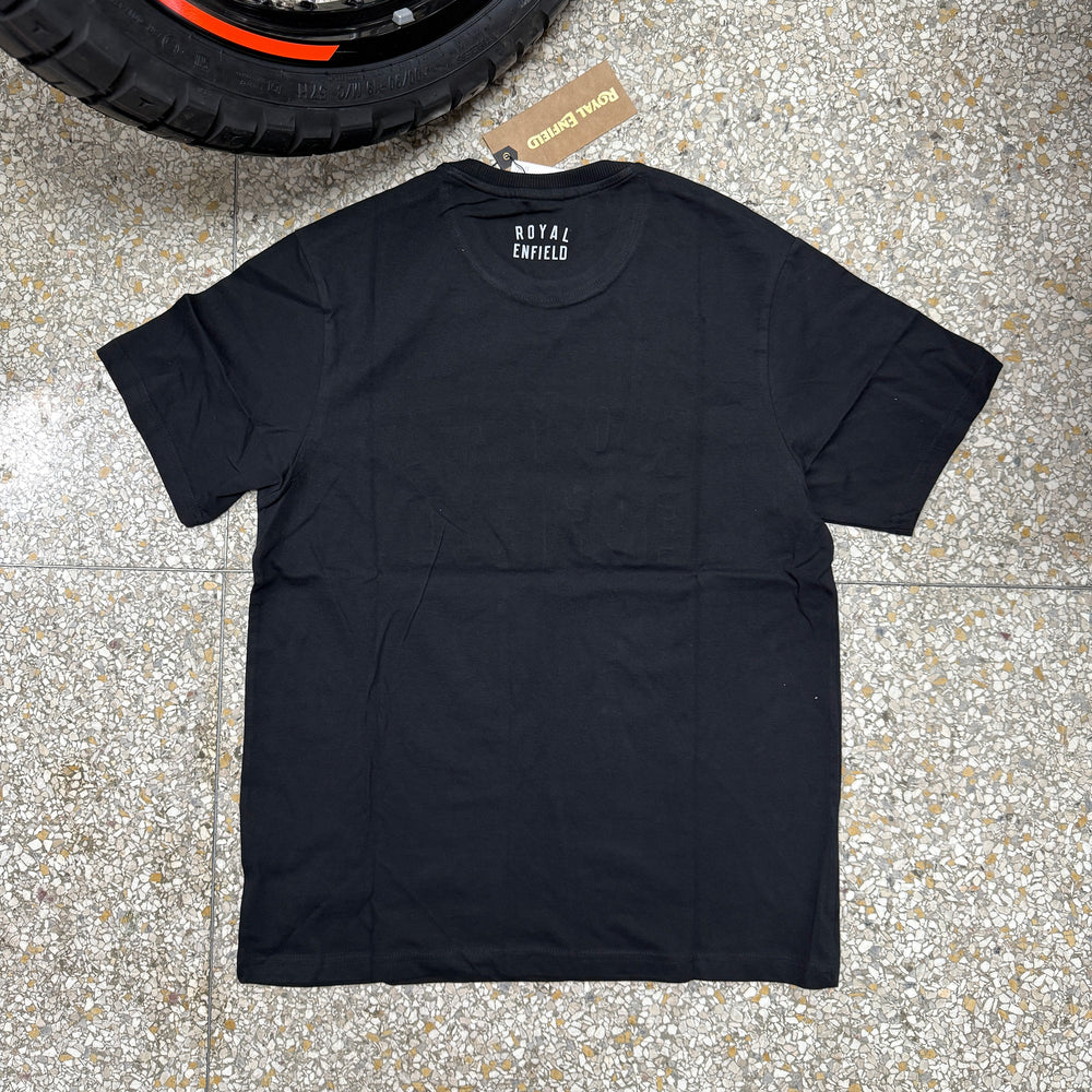 T-Shirt: Royal Enfield "Raised Letters" (black)