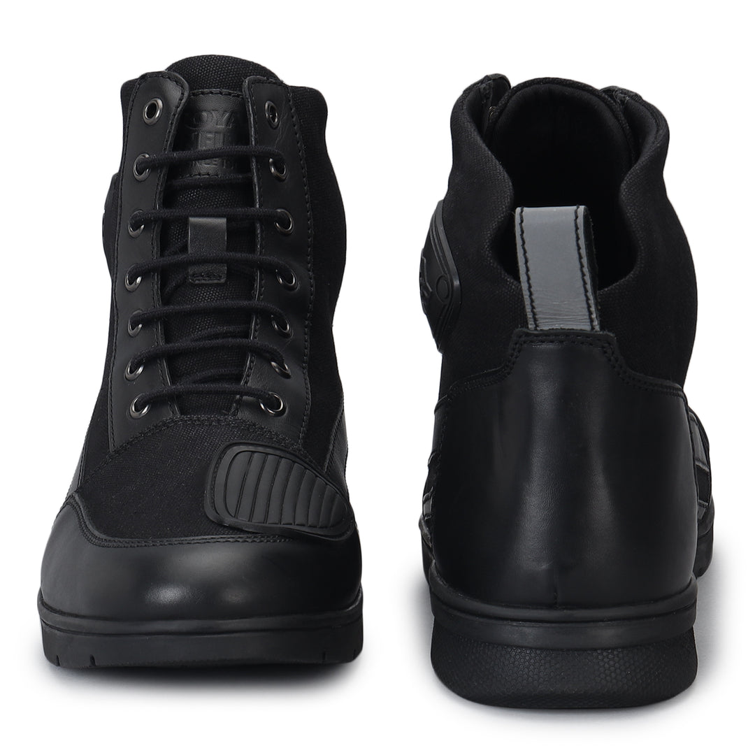 Shoes: Urban Mid Top Boot (Black)