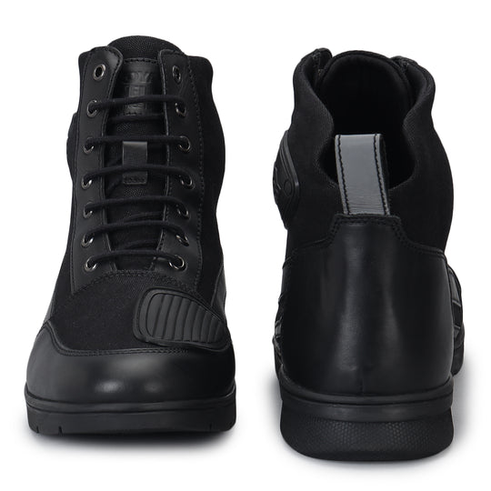 Shoes: Urban Mid Top Boot (Black)