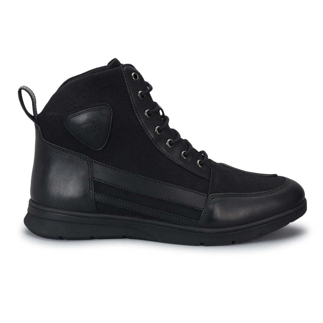 Shoes: Urban Mid Top Boot (Black)
