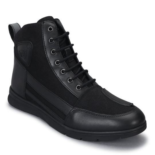 Shoes: Urban Mid Top Boot (Black)