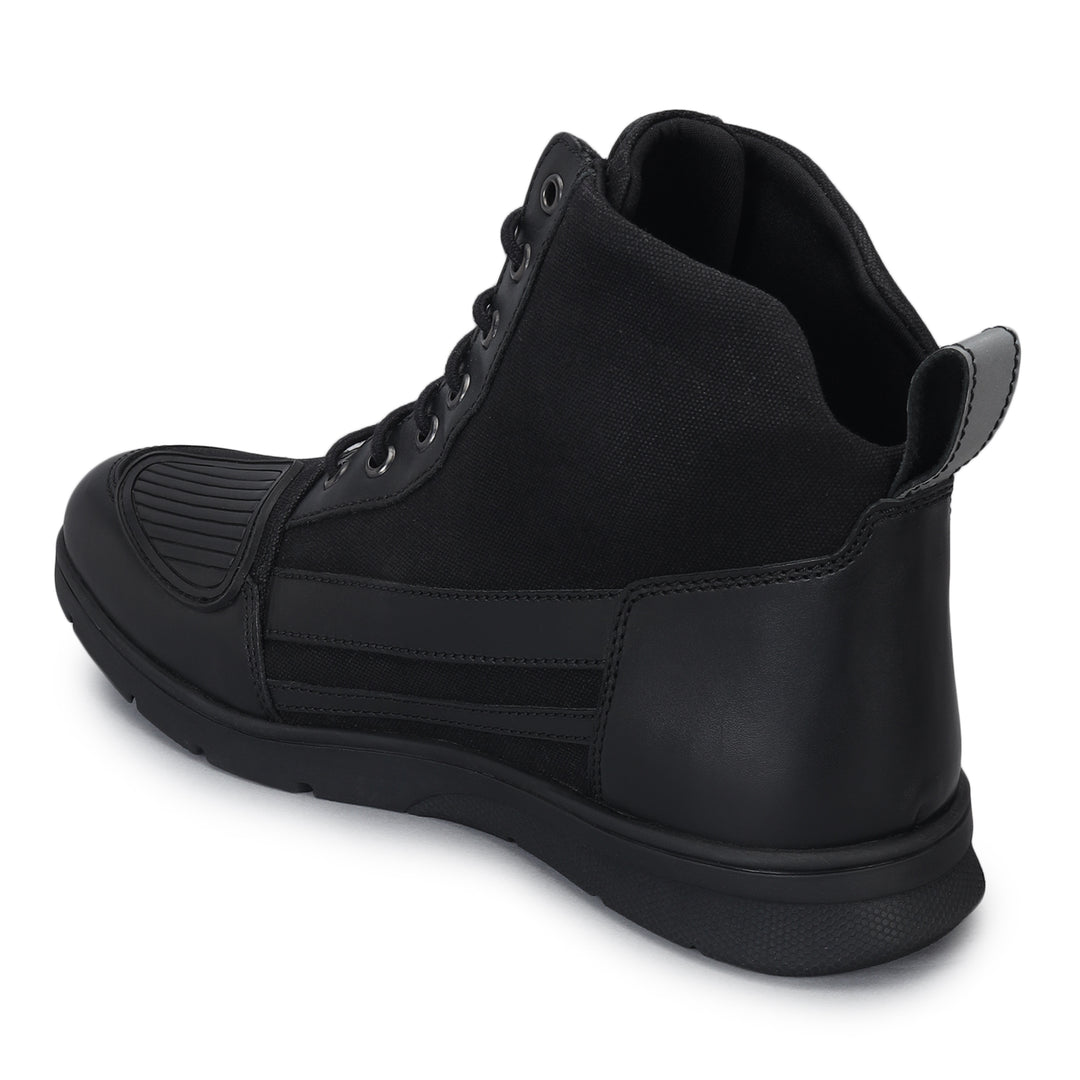 Shoes: Urban Mid Top Boot (Black)