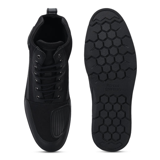 Shoes: Urban Mid Top Boot (Black)