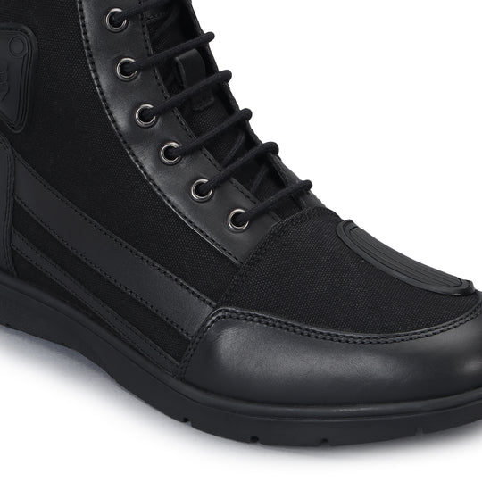 Shoes: Urban Mid Top Boot (Black)