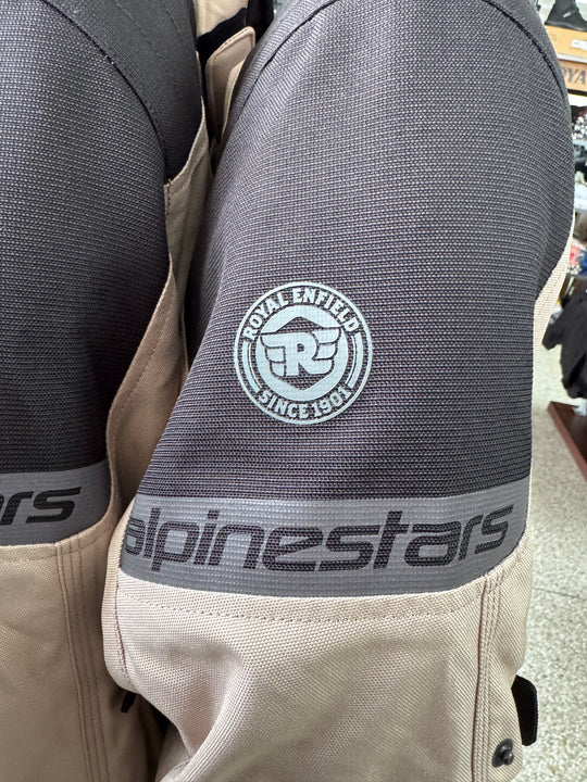 Alpinestars Royal Enfield Gravity Drystar Riding Jacket Logo