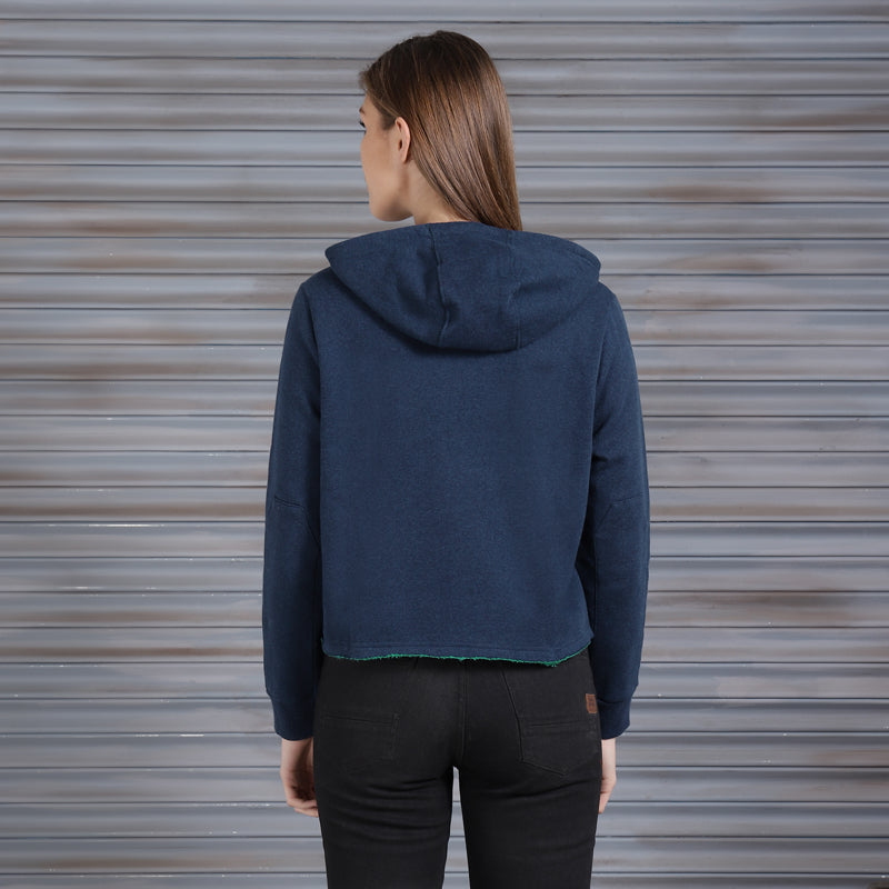 Long Sleeve: Women's Around the World Hoody (navy)