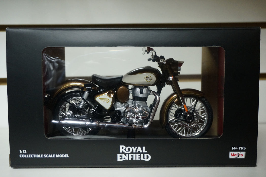 Royal Enfield Classic 350 1:12 Model (Medallion Bronze)