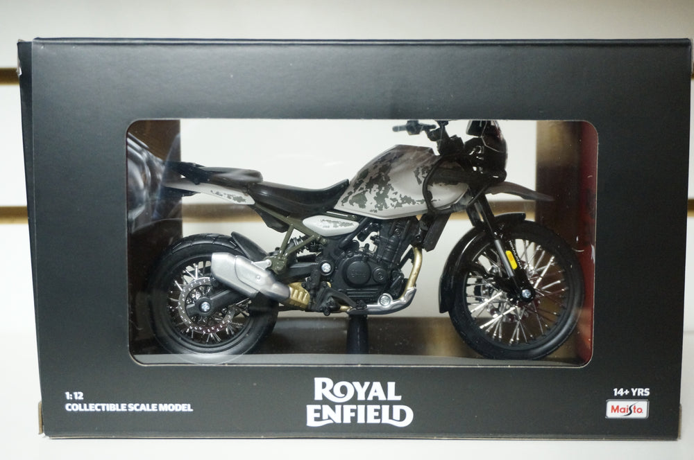 Royal Enfield Himalayan 450 1:12 Model (Kamet White)