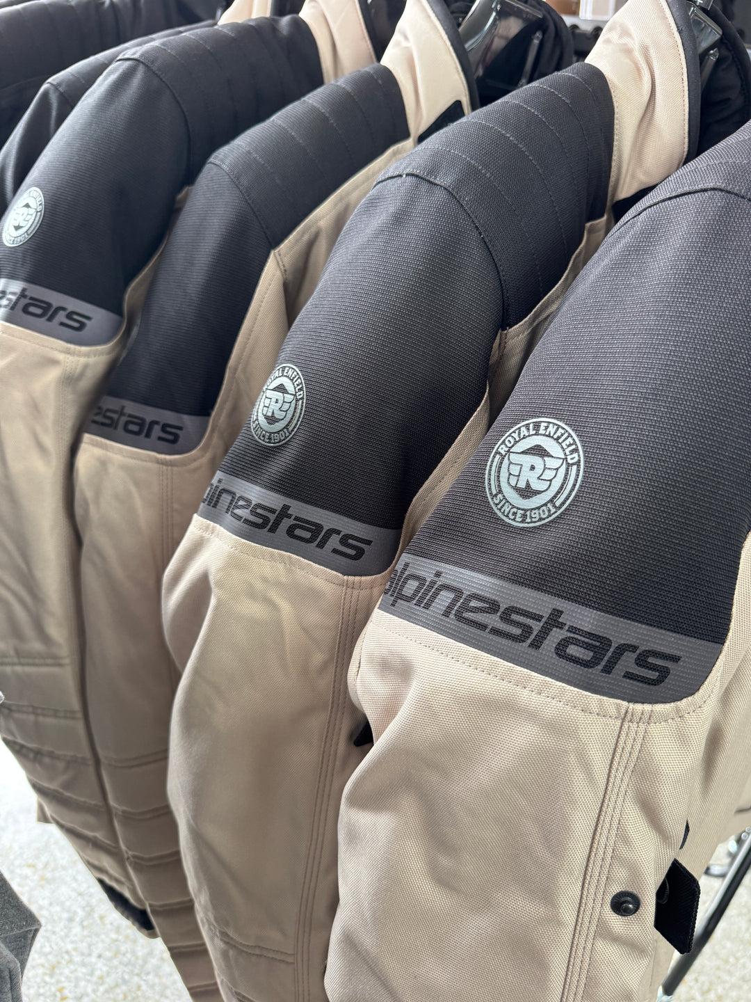 Jacket: Alpinestars Royal Enfield Gravity Drystar Riding Jacket (Khaki)