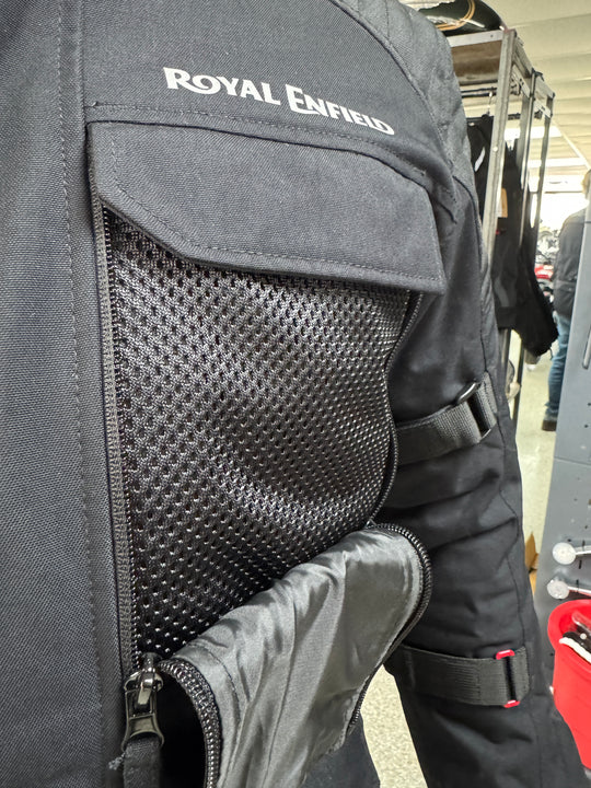 Jacket: Nirvik Riding Jacket (Black) Air Vent