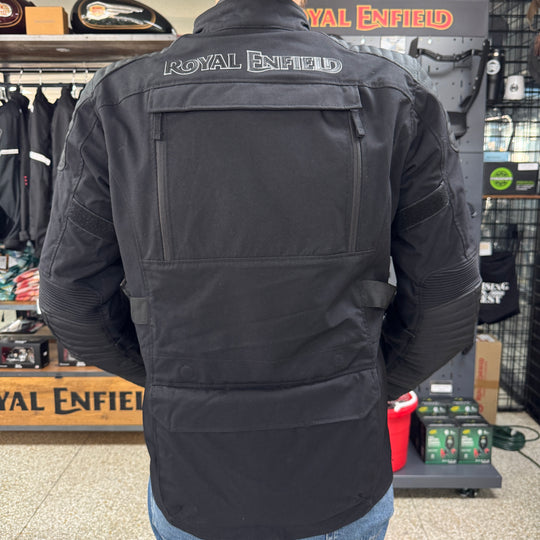 Jacket: Nirvik Riding Jacket (Black) Back VIew