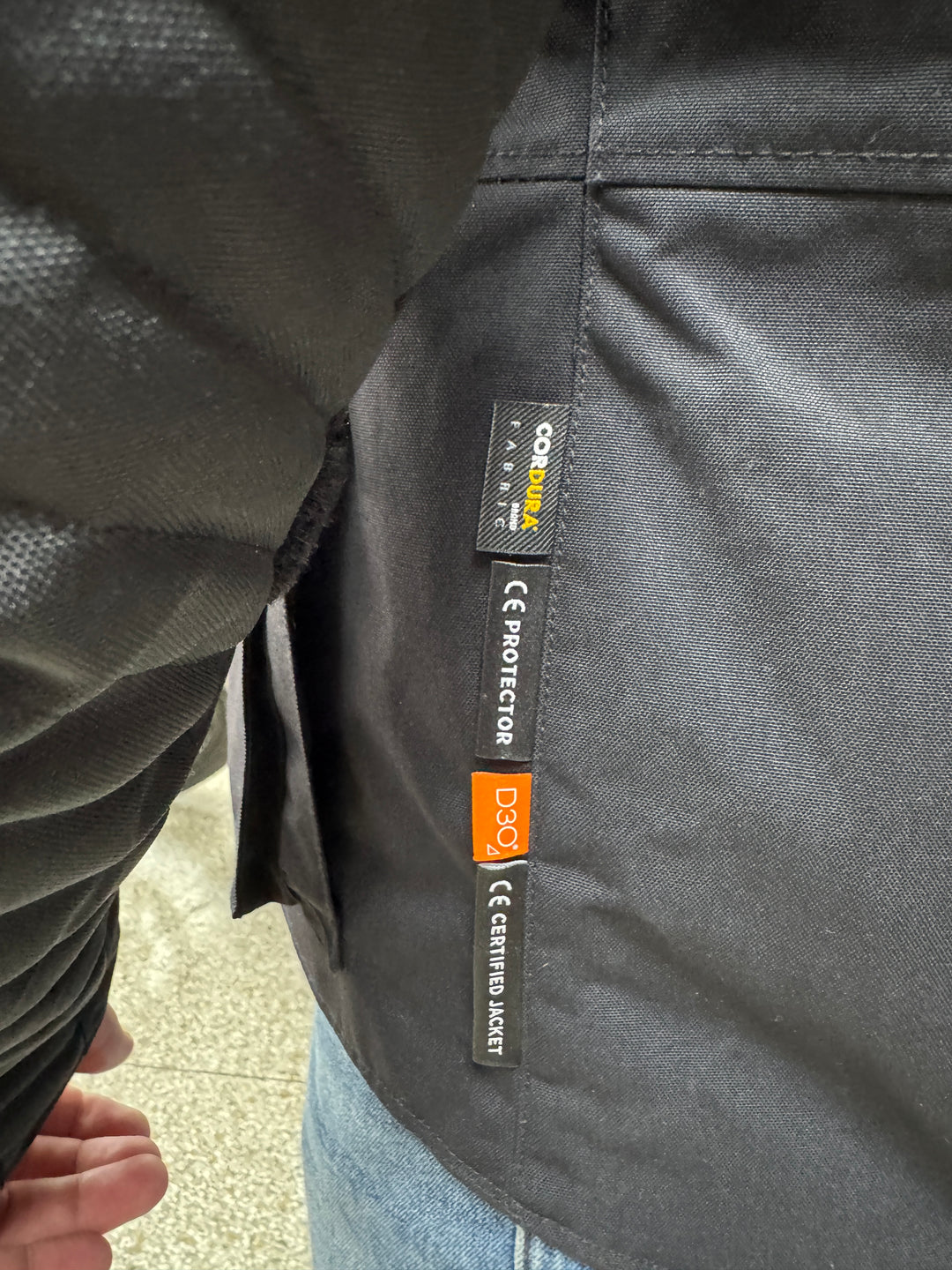 Jacket: Nirvik Riding Jacket (Black) Safety Info