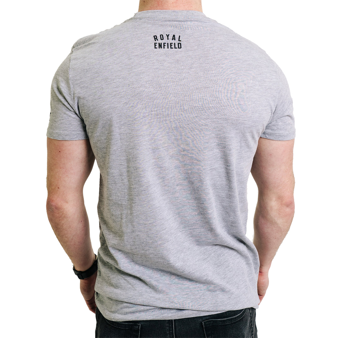 T-Shirt: Men's Moto Anatomy (heather gray)