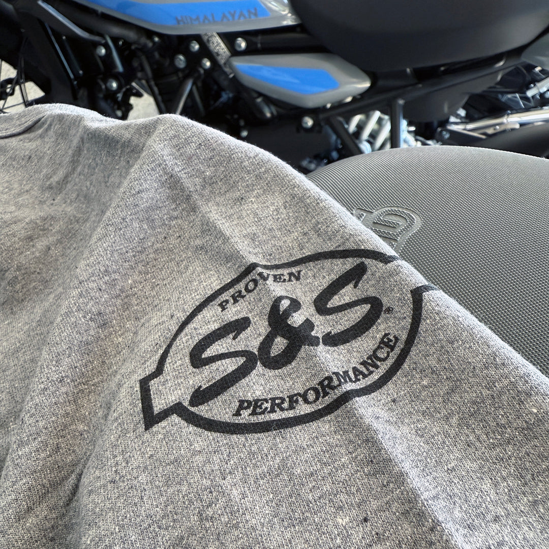 Long Sleeve: Men's Moto Anatomy Terry Crew (graphite)