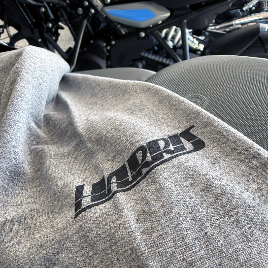 Long Sleeve: Men's Moto Anatomy Terry Crew (graphite)