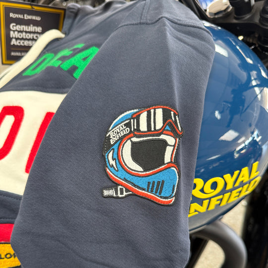 Long Sleeve: Women's Motorcross Hooded Sweater (navy)