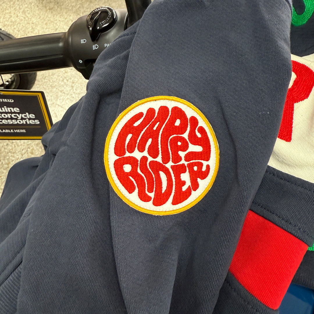 Long Sleeve: Women's Motorcross Hooded Sweater (navy)