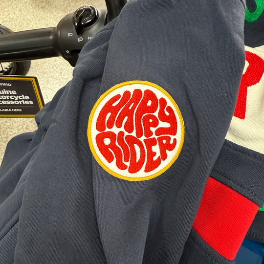 Long Sleeve: Women's Motorcross Hooded Sweater (navy)