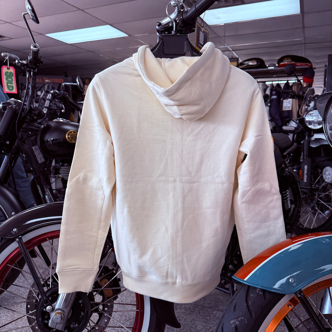 Long Sleeve: Women's Motorcross Hooded Sweater (off-white)
