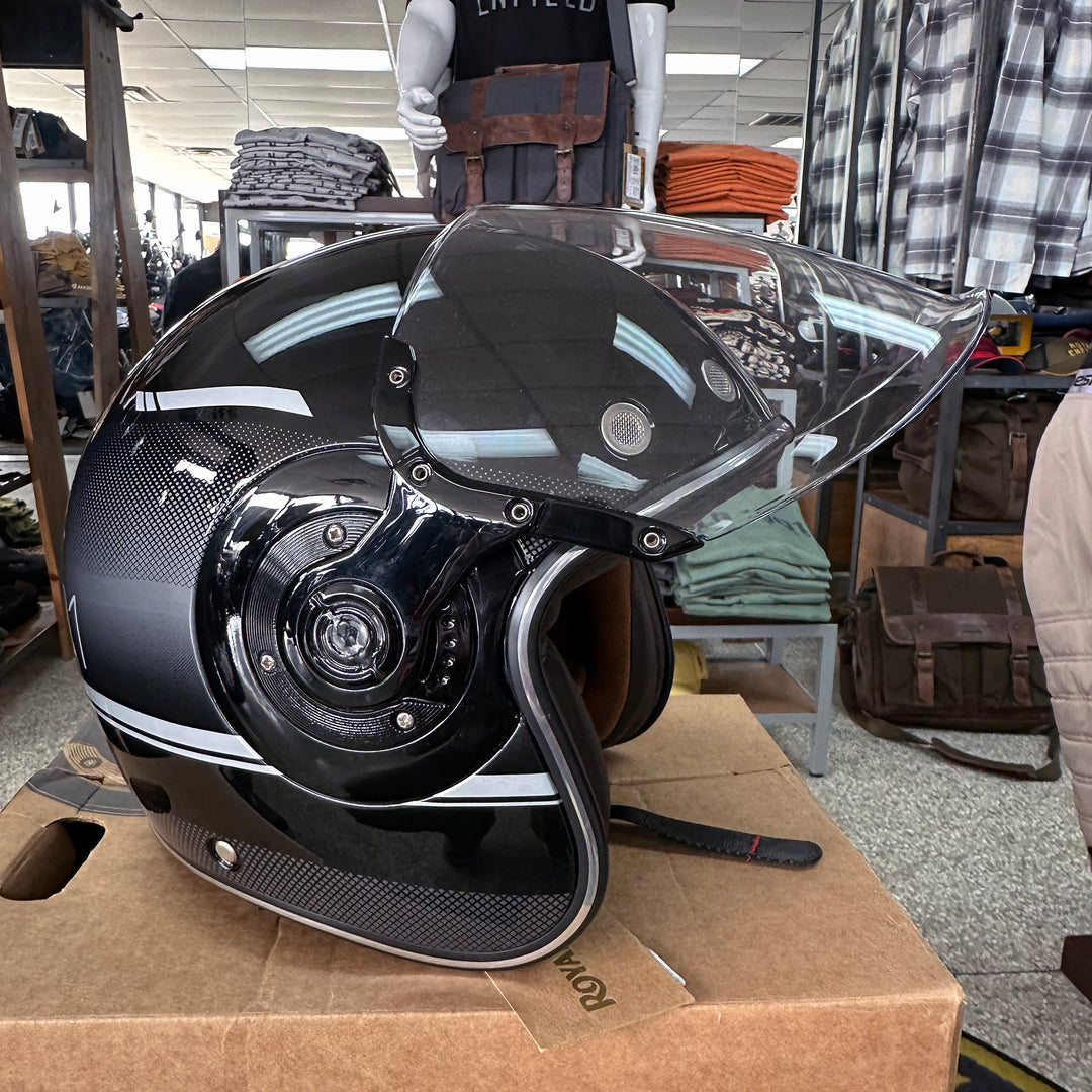 Helmets: Royal Enfield NEO MLG 1901 3/4 Motorcycle Helmet
