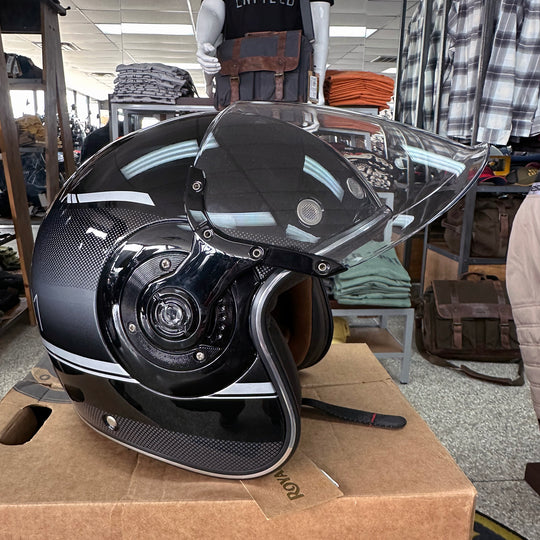 Helmets: Royal Enfield NEO MLG 1901 3/4 Motorcycle Helmet