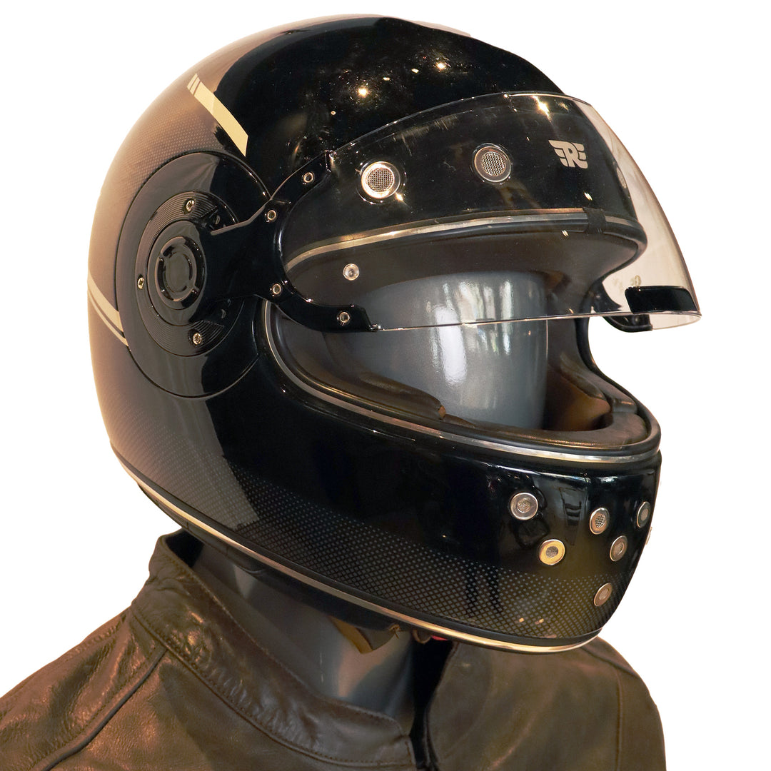 Helmets: Royal Enfield NEO MLG 1901 Full Face NH44 Helmet (Black)
