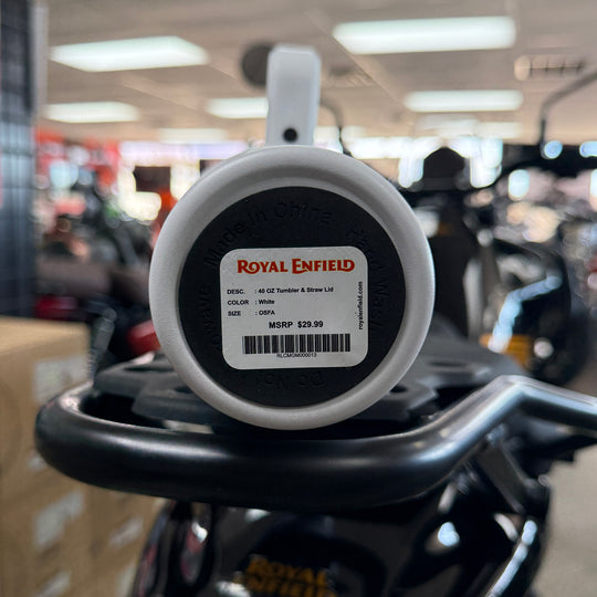 Royal Enfield 40 Ounce Tumbler (white)