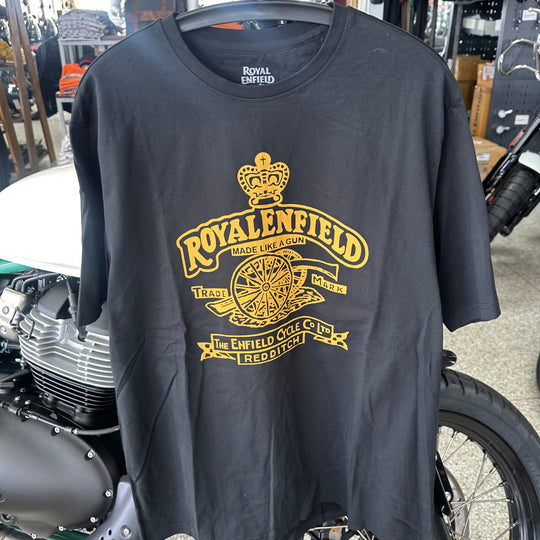 T-Shirt: Royal Enfield Cannon (black)