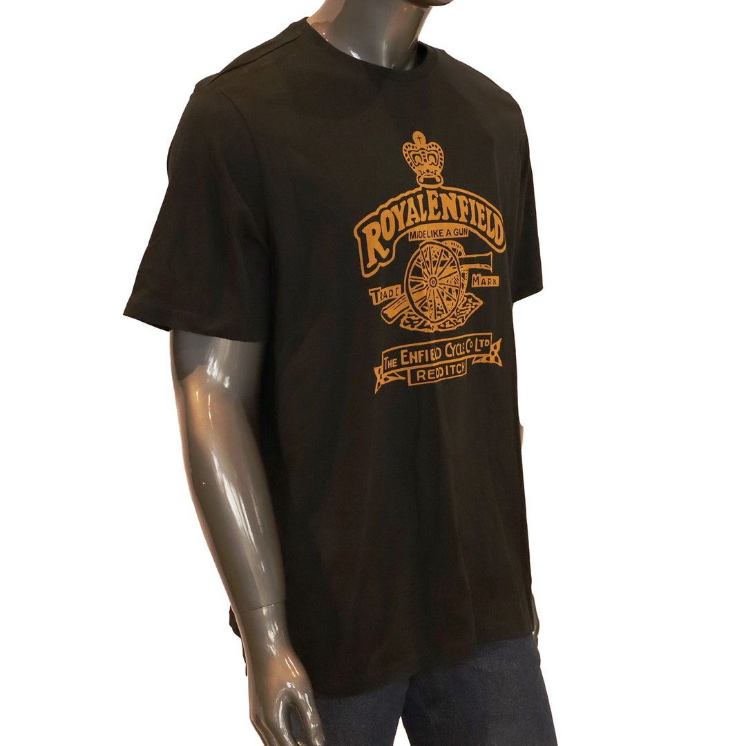 T-Shirt: Royal Enfield Cannon (black)