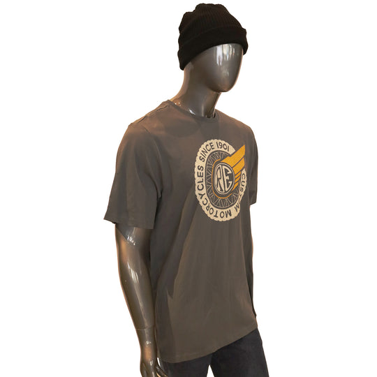 T-Shirt: Custom Motorcycles Since 1901 (gray)