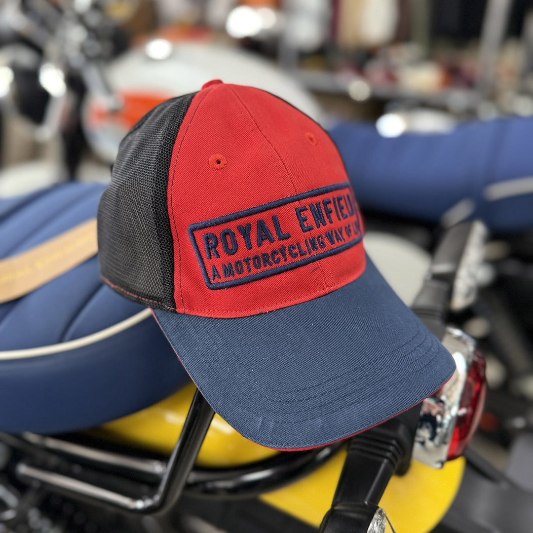 Hat: Motorcycling Way of Life (red/blue)