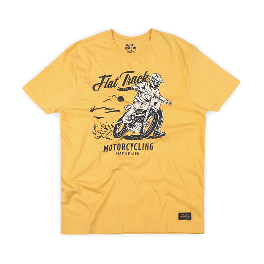 T-Shirt: Flat-Track Fun (mimosa)