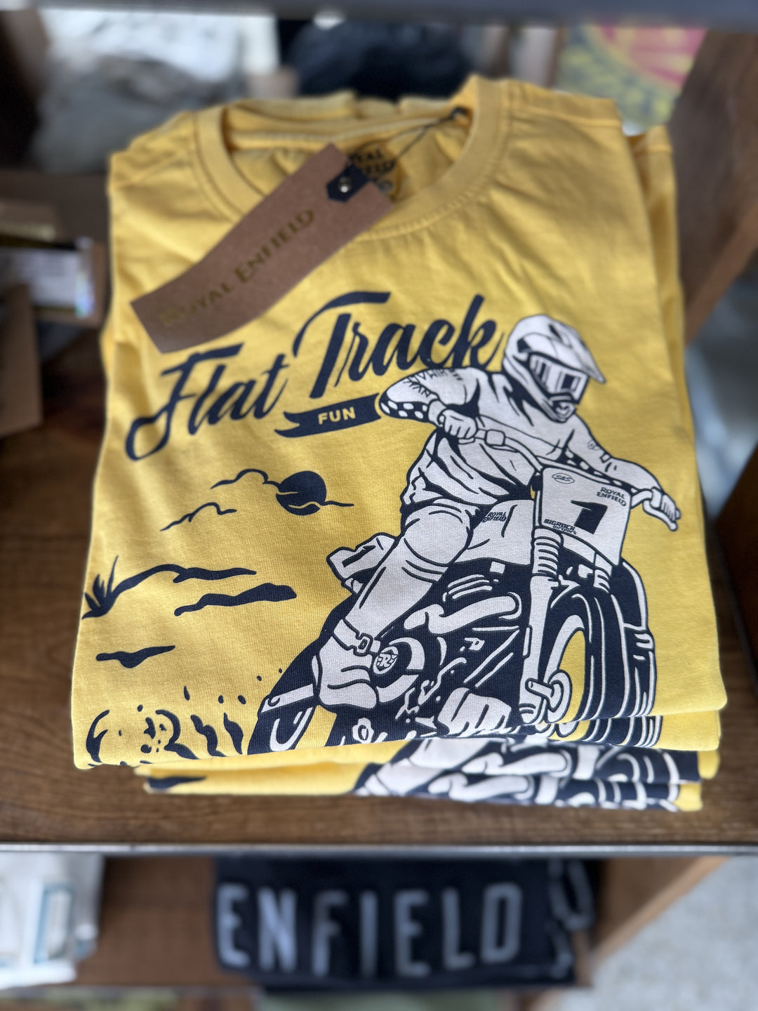 T-Shirt: Flat-Track Fun (mimosa)