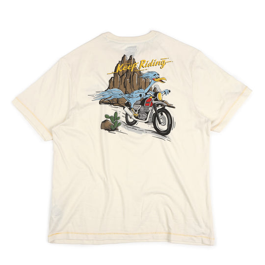 T-Shirt: Keep Riding (off-white)