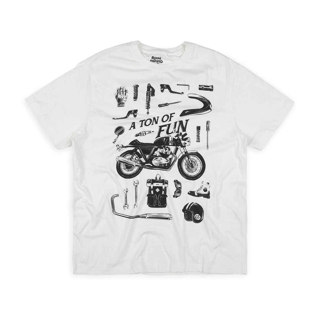 T-Shirt: Ton of Fun (white)