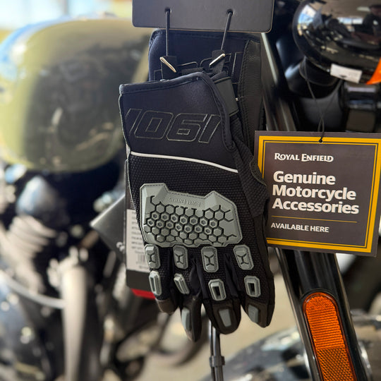 Gloves: Royal Enfield MX Pro (black) Motorcycle Gloves