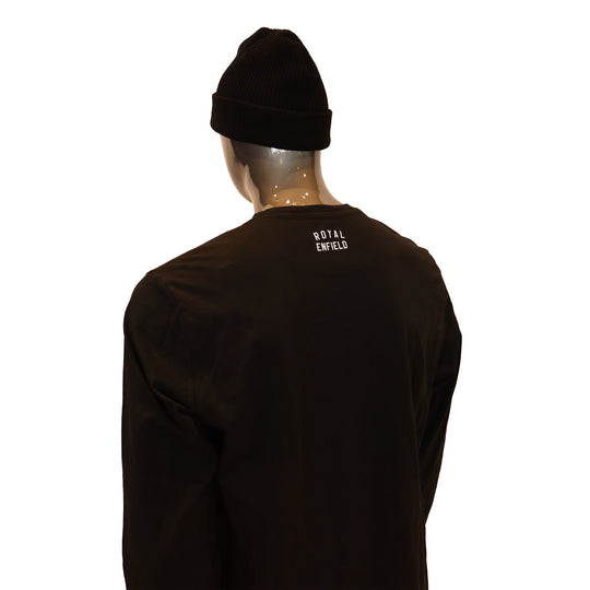 Long Sleeve: Men's Royal Enfield Motorcycles (black)