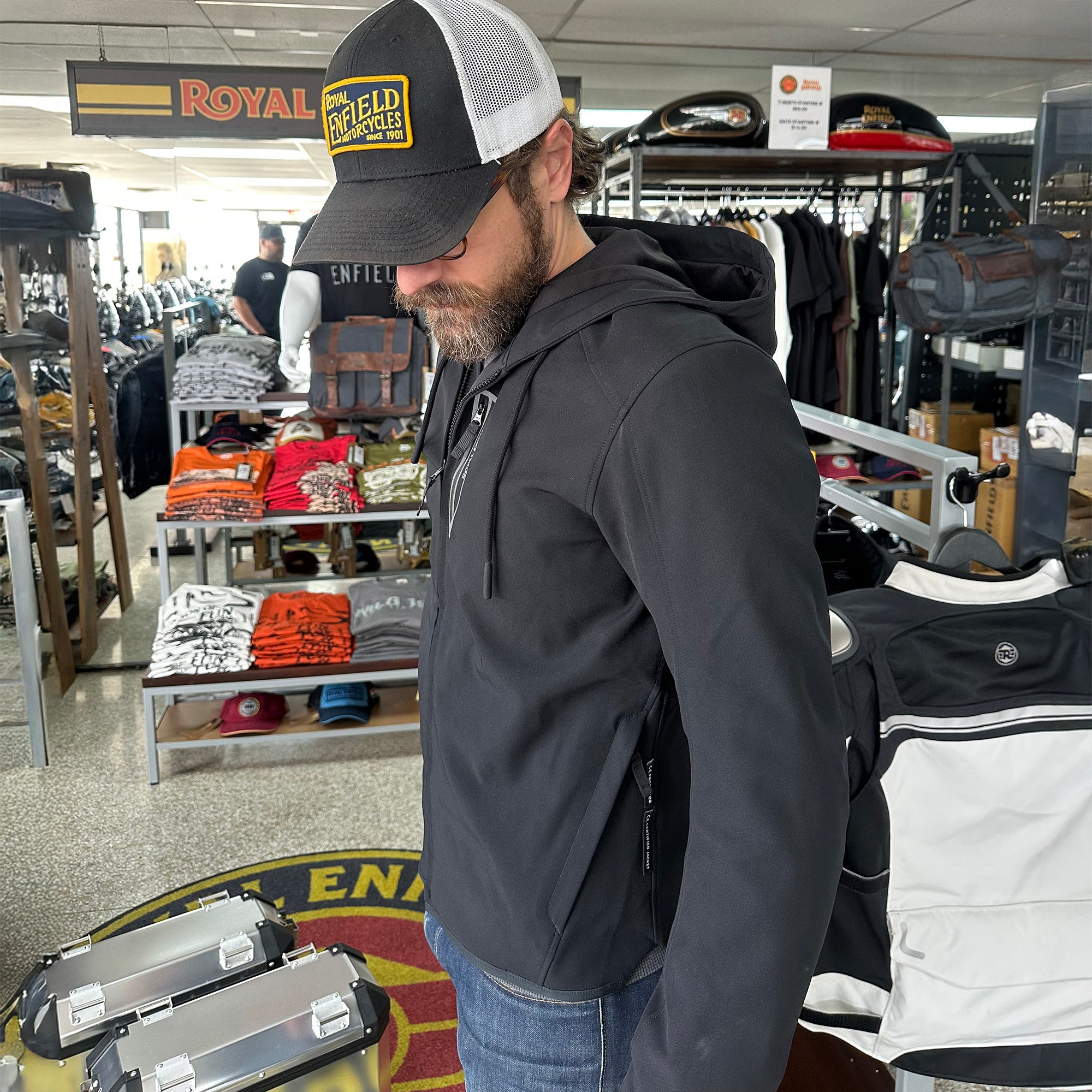 Royal Enfield Urbanite Hoodie in Black – RoyalEnfieldGear.com