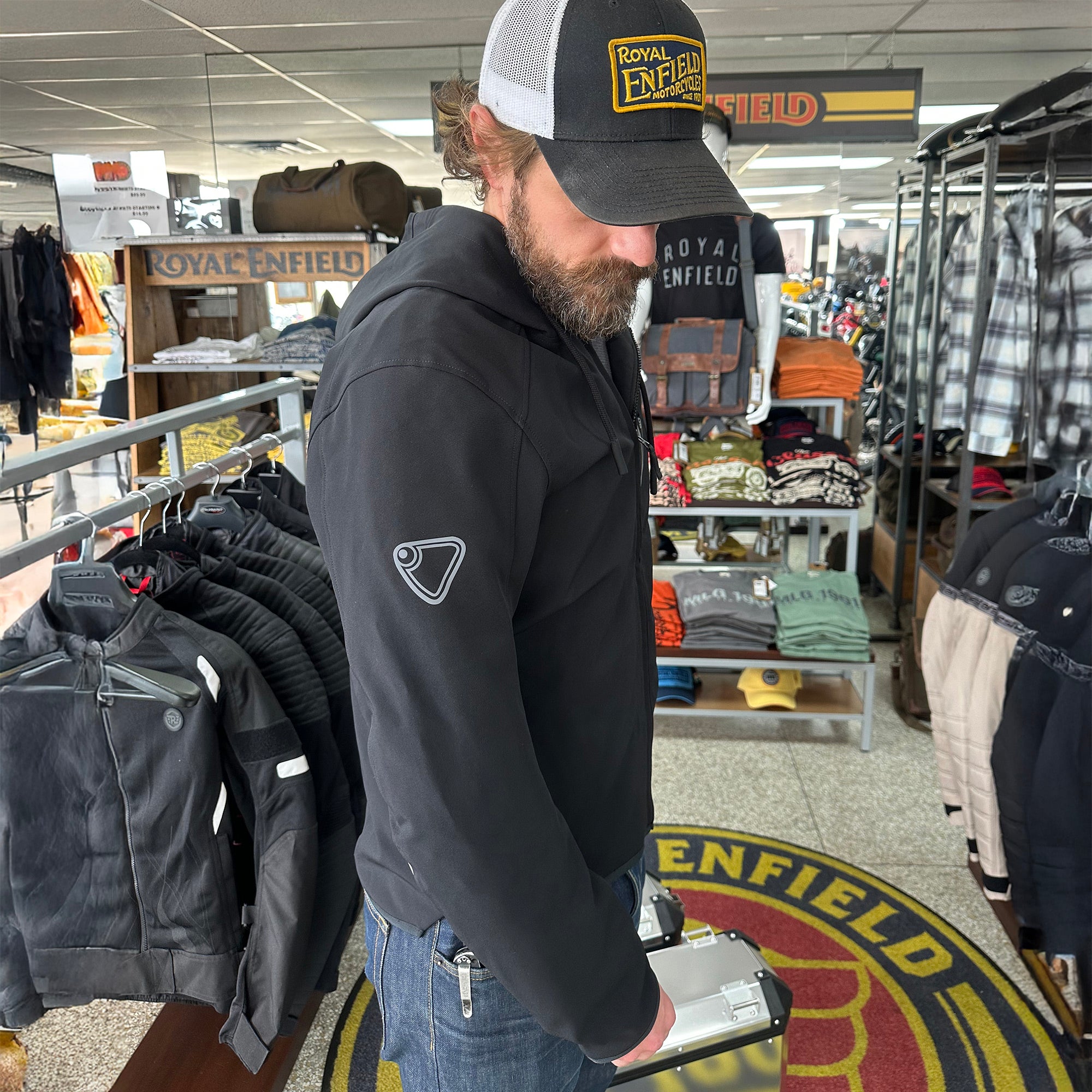 Royal Enfield Urbanite Hoodie in Black – RoyalEnfieldGear.com