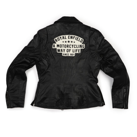 Jacket: Women's Leather Jacket (black)