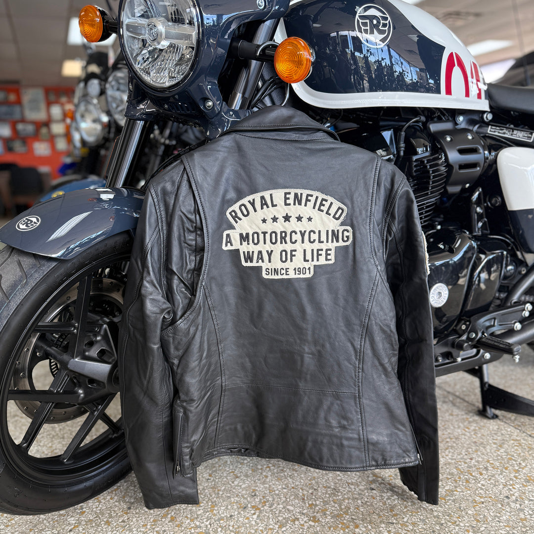 Jacket: Women's Leather Jacket (black)