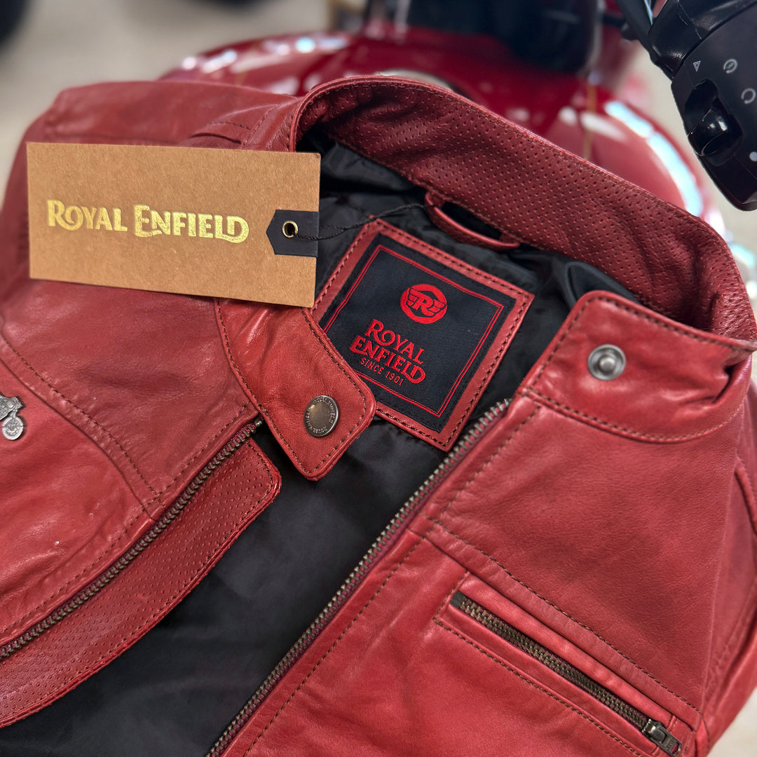 Jacket: Women's Leather Jacket (red)